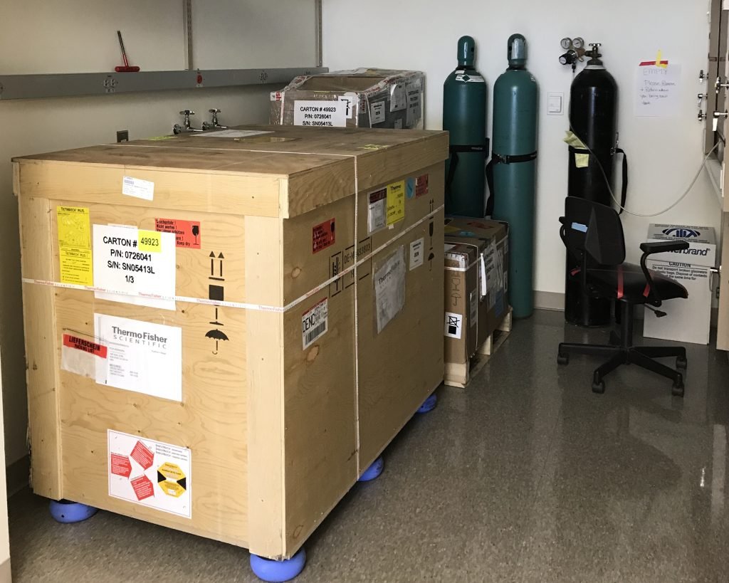 Mass spectrometer delivered!